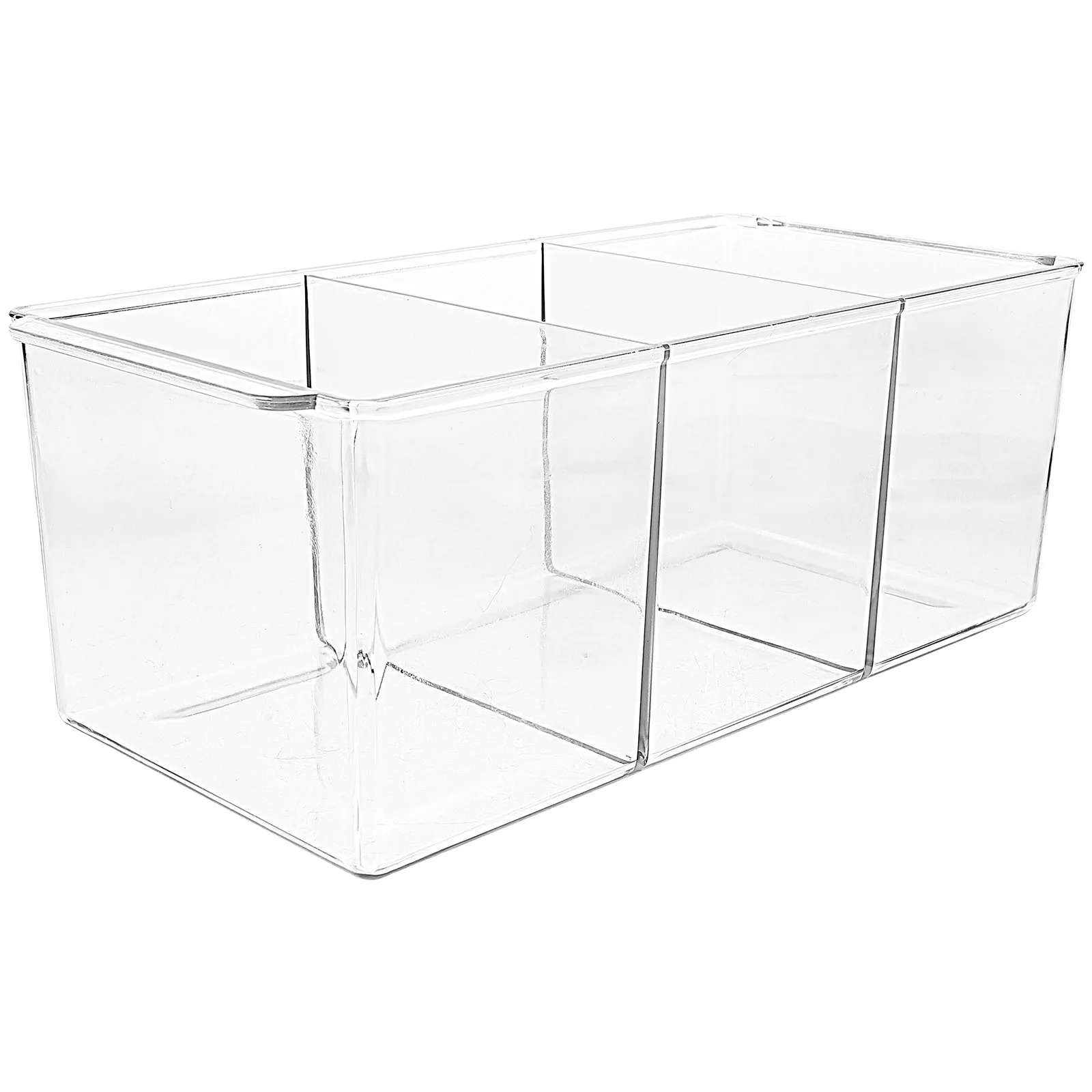 

Sturdy Transparent Makeup Box Organizer Thickened Material Desktop Bathroom Use Skin Care Product Holder Sundries