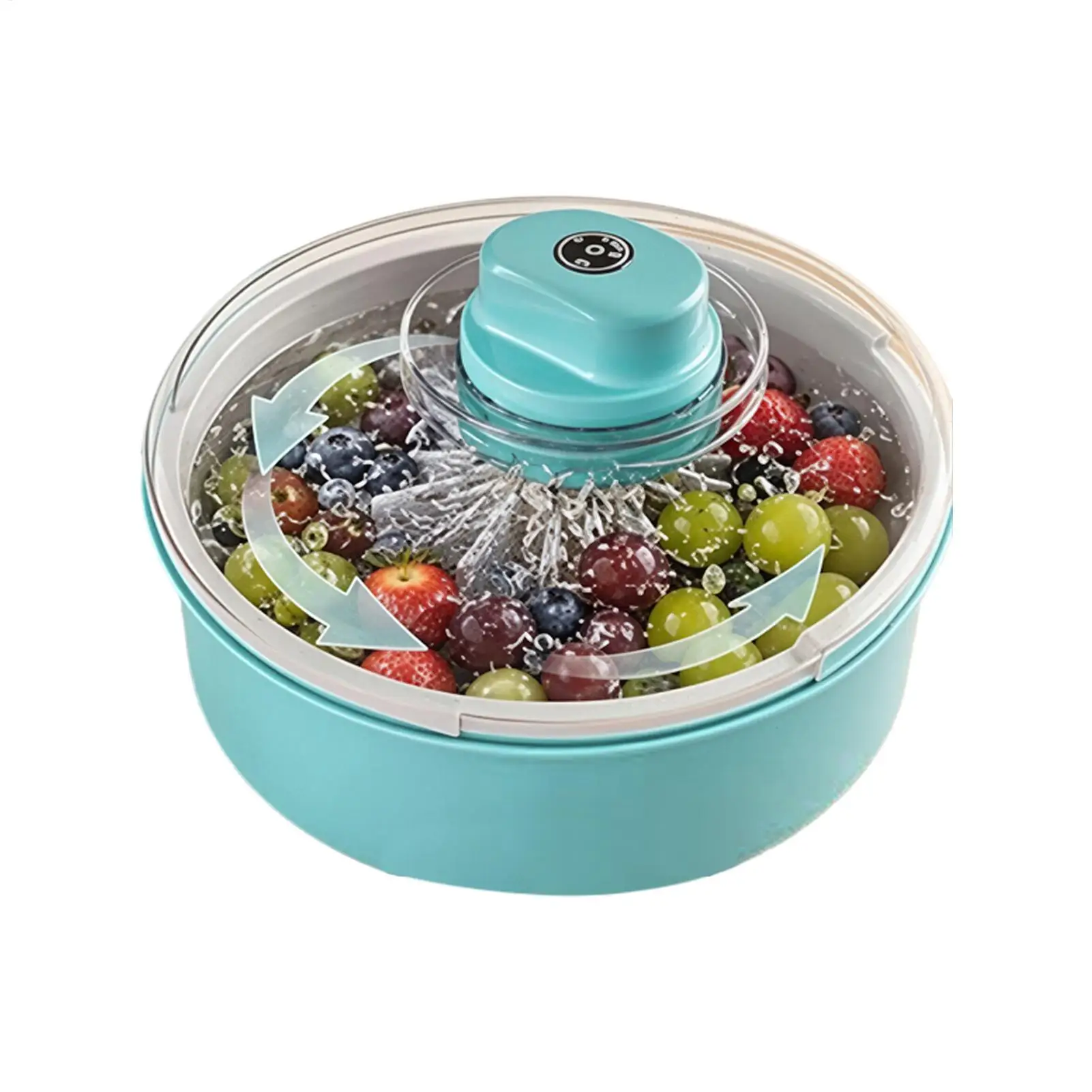 Electric fruit washing machine Vegetable Cleaning Drainer Colander Basket durable Salad drying Spinner for home kitchen Berries