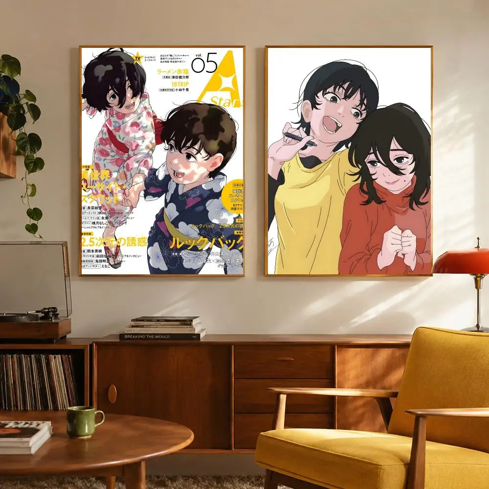 Manga Drama L-Look Back Poster Digital Solvent Print Waterproof PP Fade-Resistant Wall Art Room Decor Gift