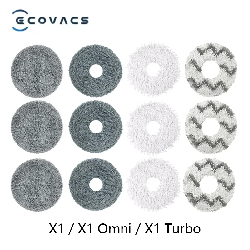 ECOVACS X1 omni аксессуары для робота-пылесоса моющаяся ткань для чистки швабра комплект тряпок замена Deebot X1 турбо запасные части