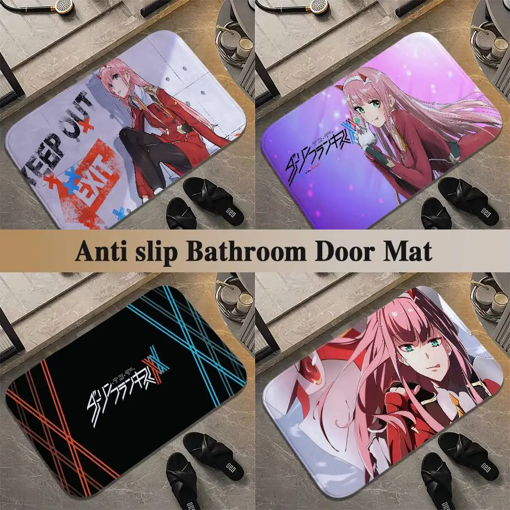 

Darling In The Franxx Floor Mat Printed Large Carpets Living Room And Bedroom Carpets Bathroom Anti Slip Door MATS Small Carp