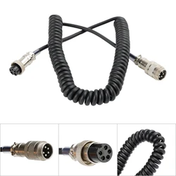 Artudatech CB Hand Microphone Male Female 5Pin Extension Cable Radio Microphone Replacement