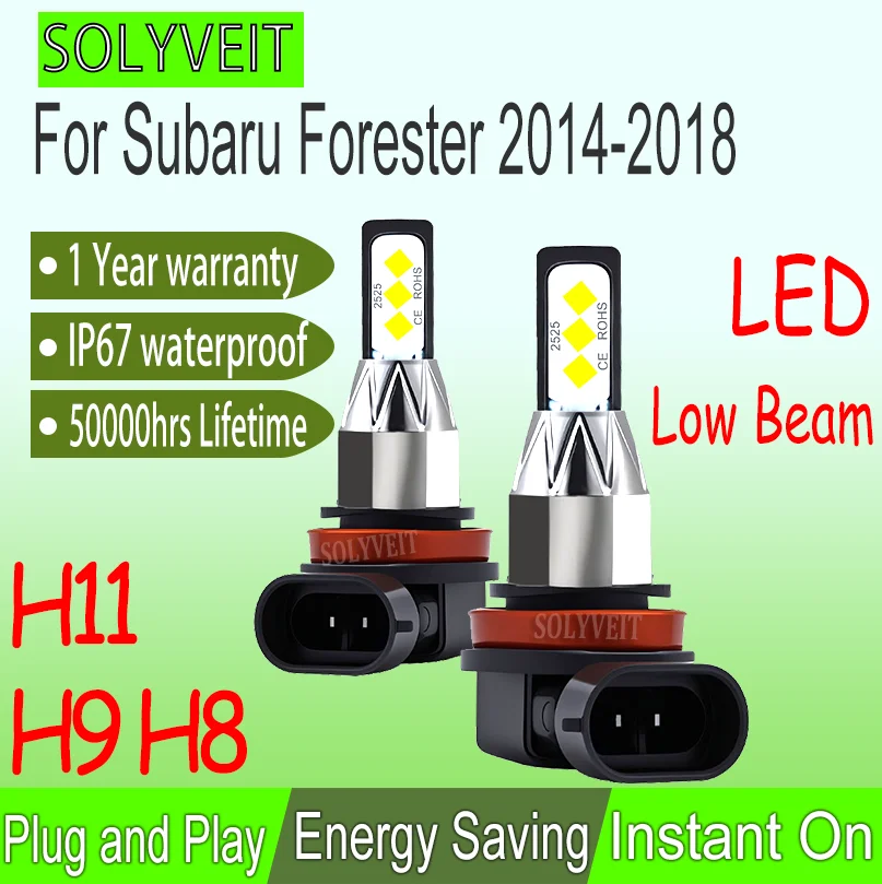 

Energy Efficient Water and Dust Proof Quick Start High Brightness Low Beam Bulbs For Subaru Forester 2014 2015 2016 2017 2018