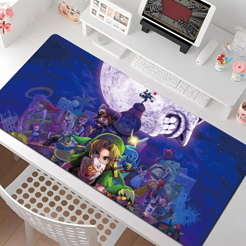 

Коврик для мыши Majoras Mask Z-Zelda, большой квадратный коврик для мыши разных размеров, коврики для компьютерной офисной игры, резиновые противоскользящие коврики для мыши