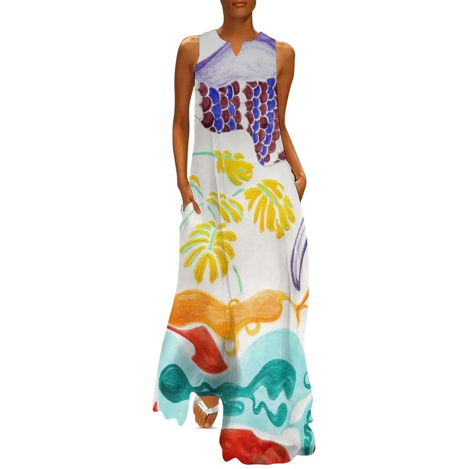 

Tropmagical Oasis Long Dress Dress woman women's summer jumpsuit Elegant gown Dress