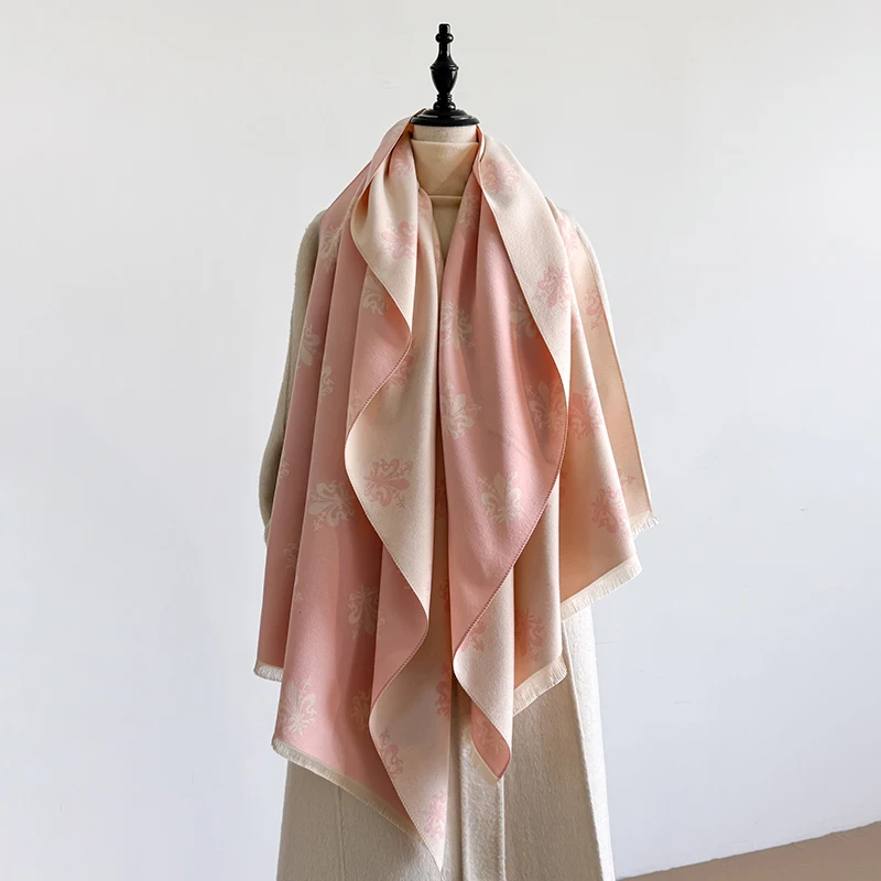 Eleganter Schal mit Paisley-Muster, Kaschmirimitat, weich, warm, vielseitiger Schal, kältebeständig, winddicht, Deckenschal für Herbst und Winter – Detail 14
