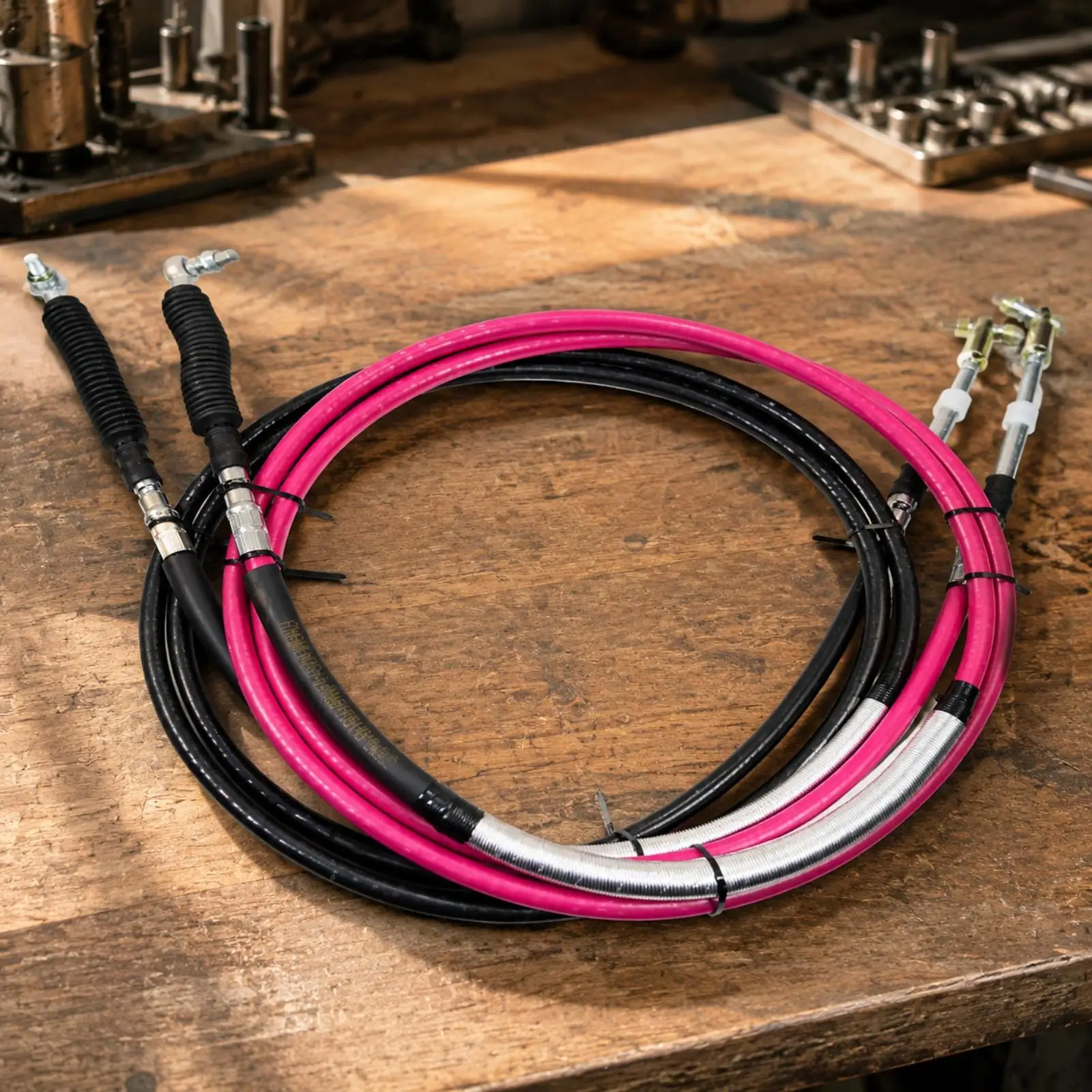 Construction Machinery Dragon Gear Move Control Cable Adjustable Gear Move Cable with Safeguarding Bellows Long for Vehicle