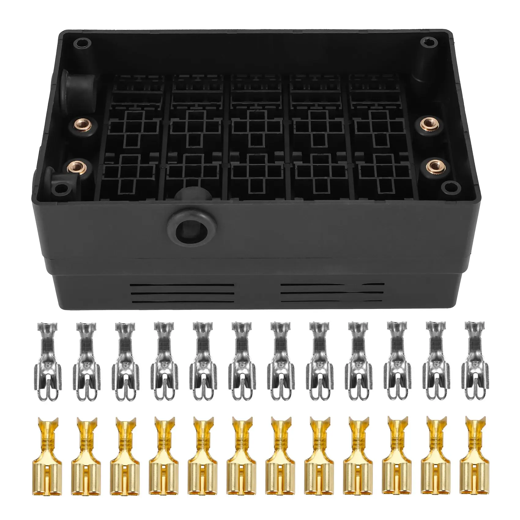 Auto Blade Zekering Houder Relais Socket Black Box 18 Way Blade Zekering Houder Auto Auto Auto Verzekering Voor Auto Marine