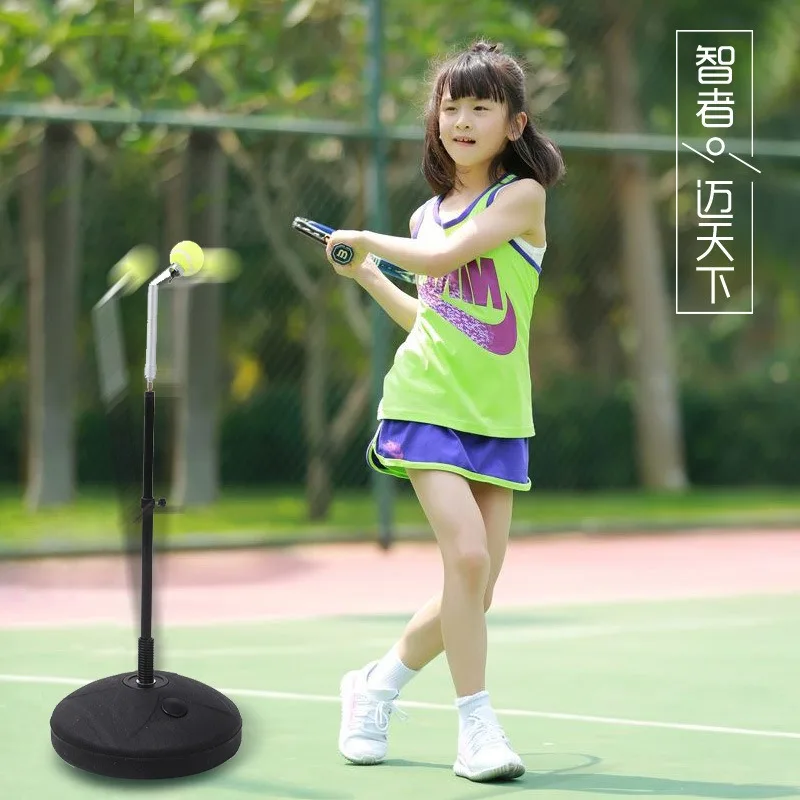 Tennis trainer, tennis sparring partner, training portable beginner sparring partner to learn tennis