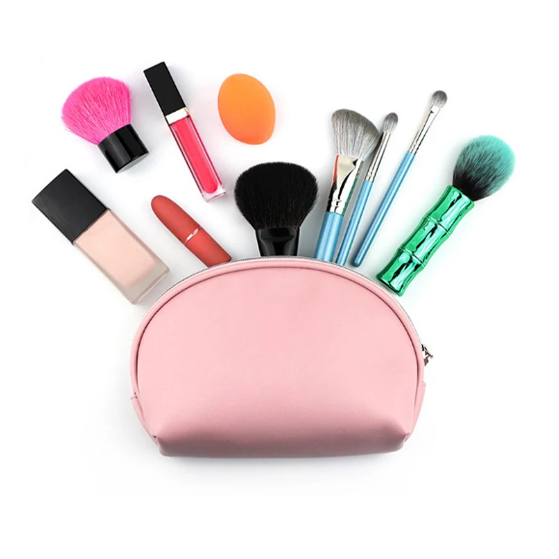 Tas penyimpanan kosmetik wanita, tas kosmetik kecil lucu tahan air wanita Makeup Organizer alat lipstik alis sederhana kantong penyimpanan