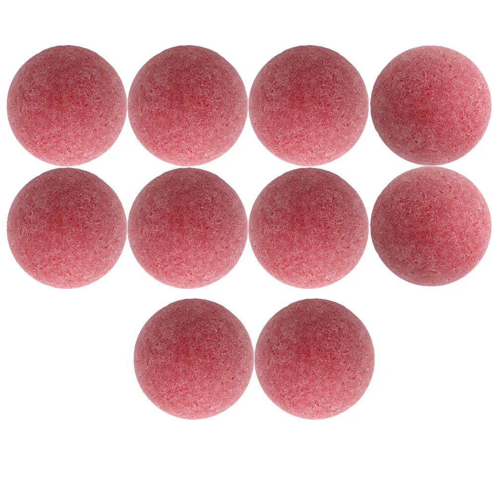 

10 шт. 36-мм аксессуары для настольного футбола: матовые сменные мячи для настольного футбола, для игр в помещении, розовые