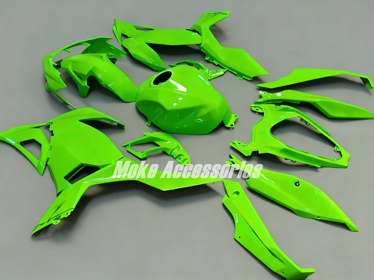 Fairings Kit Fit For Ninja 400 2018 2019 2020 2021 2022 2023 Bodywork Set High Quality ABS Injection Green 2