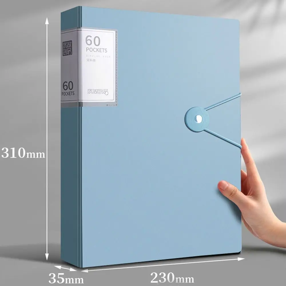 Desktop Storage A4 File Folder Multifunctional Waterproof Document Organizer Large Capacity Dustproof A4 File Organizer