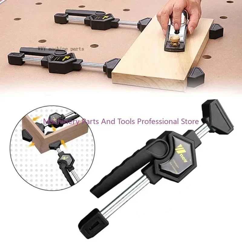 1 Set Woodworking Desktop Clip Fast Clip Quick Clamp Fixture Adjustable Frame Quick Ratchet Release Speed Squeeze DIY Tool