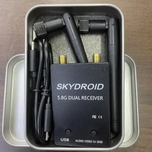 Skydroid 5.8G Dual  Receiver 150CH Cloud Zhuo UVC Antenna  Mobile Image Transmission FPV Aerial Crossover VR Video Collection