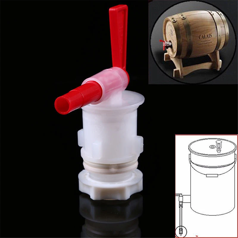 Gisting Vat Plastic Kraan Self-Made Home Brew Bier Kraan Brouwen Apparatuur Gisting Tool