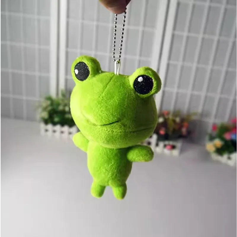 16cm Anime Misaka Mikoto Gekota Plush Doll Game Cosplay Pendant Toy Stuffed Decor Keychain for Gift