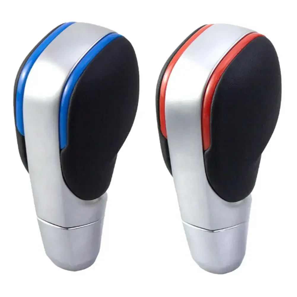 

For Renault For Kadjar PU Leather Automatic Gear Shift Knob Shifter Lever Ergonomic Easy Installation Red Blue