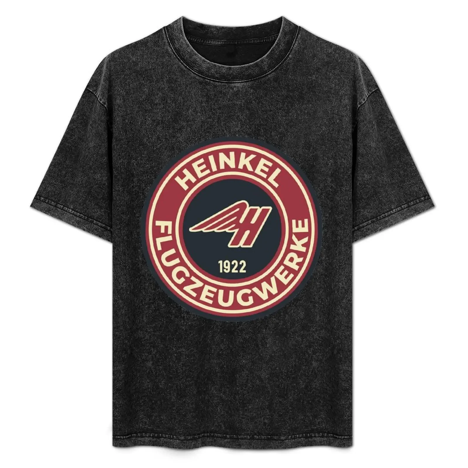 

Heinkel Flugzeugwerke Round Logo T-Shirt cute tops graphic tee shirt vintage graphic tee t shirts for men pack