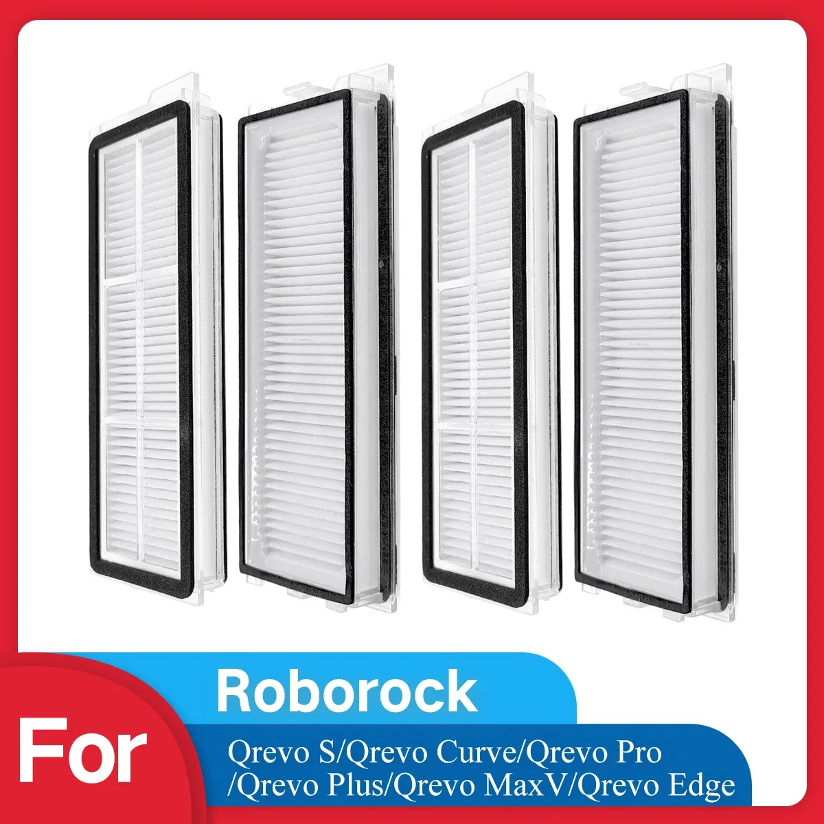 

HEPA Filter for Roborock Qrevo S/Qrevo Curve/Qrevo Pro/Qrevo Plus/Qrevo MaxV/Qrevo Edge Robot Vacuum Cleaner Replacement Filter