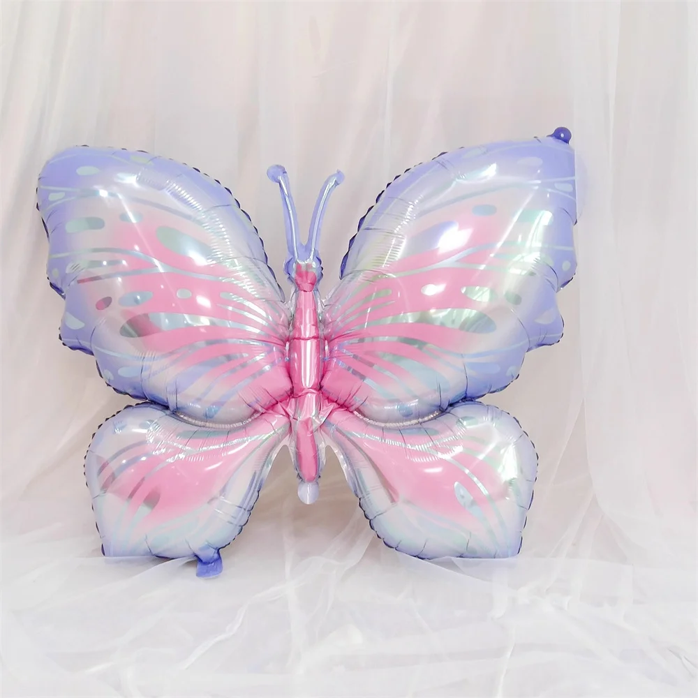 Large Butterfly Aluminum Foil Balloons Butterfly Helium Air Globos Birthday Party Decorations Baby Shower Kids Toy Photo Props