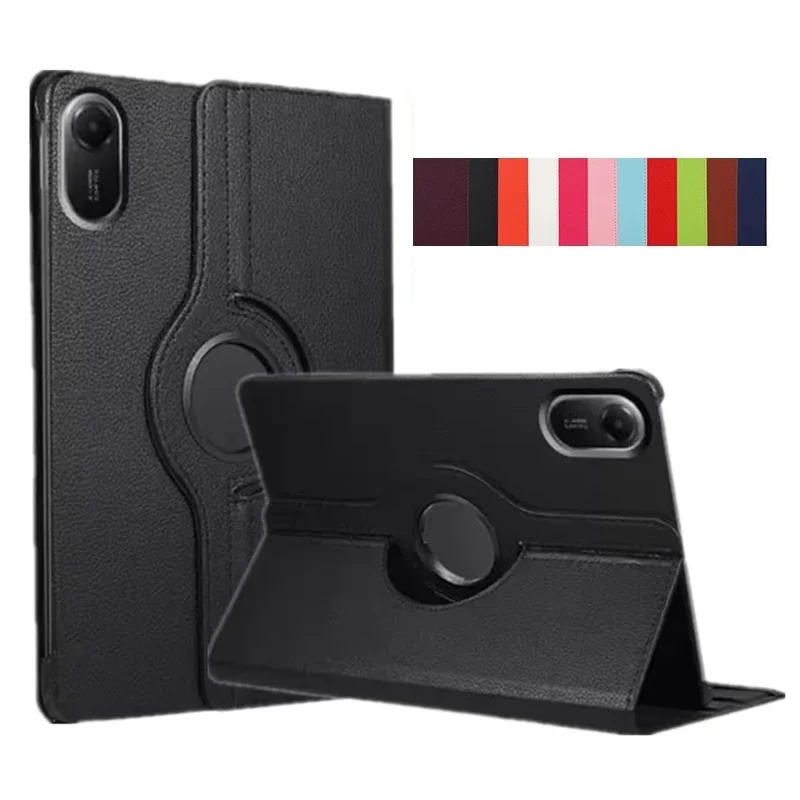 Case For Xiaomi Redmi Pad 2 11 inch 360° Rotating Smart Flip Stand PU Leather Cover Funda for Redmi Pad2 2025 11