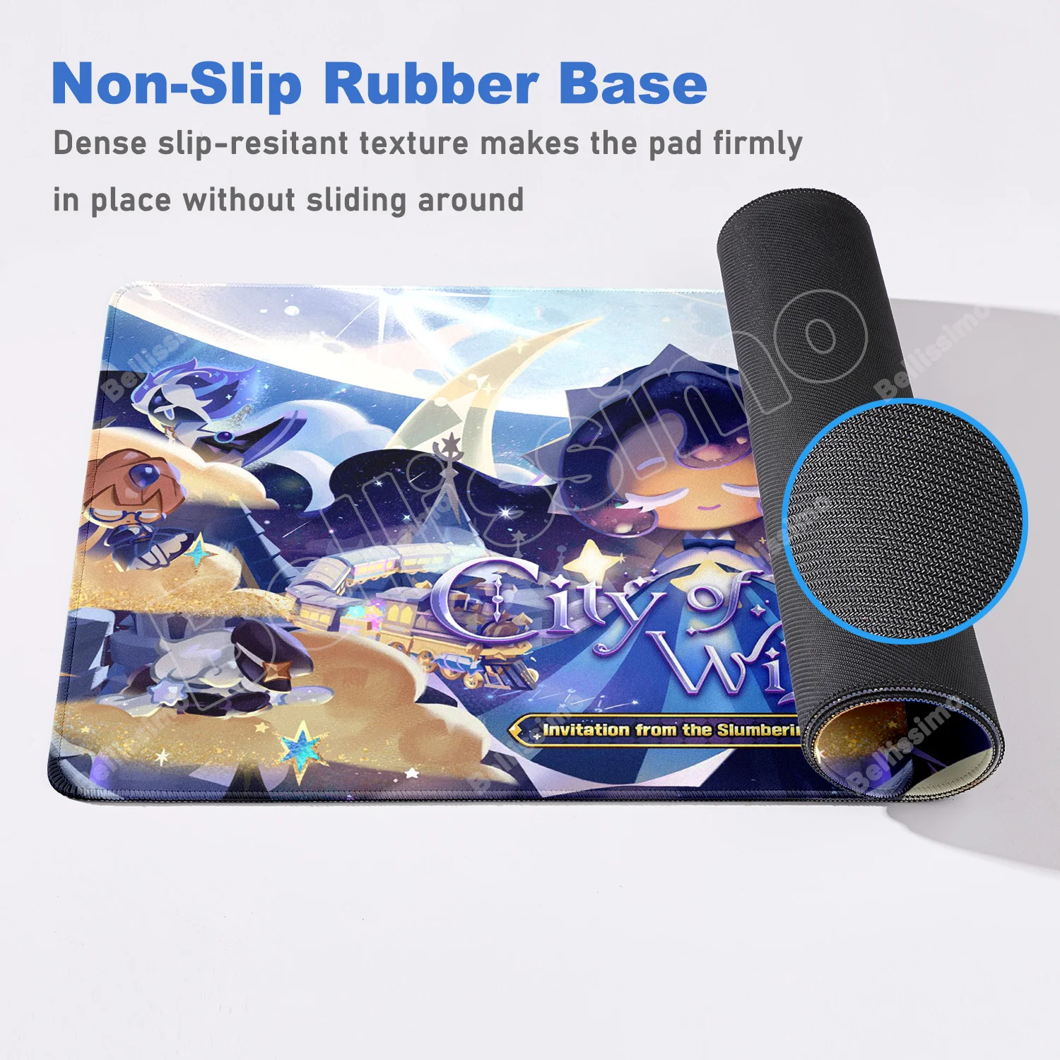 Alas Mouse Anime Cookie Run K-Kingdom Alas Mouse Laptop Karpet Tikar Aksesori Gaming Alas Meja Anti Selip Alas Mouse Kabinet Pc Gamer