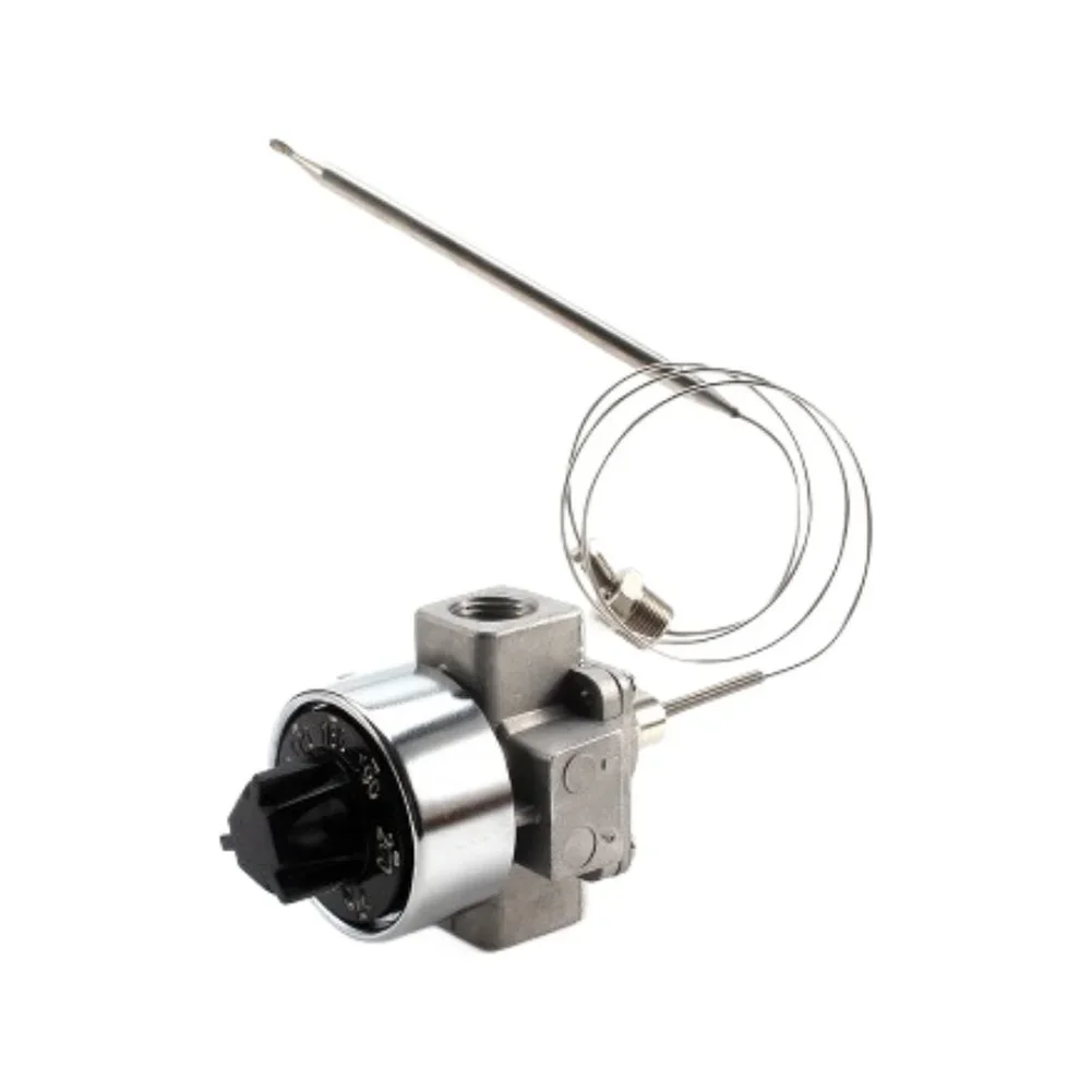Temperature Adjustable Stainless Steel Gas Valve for Heating Applications with 160C to 220C Range and 150Kpa Pressure Tolerance