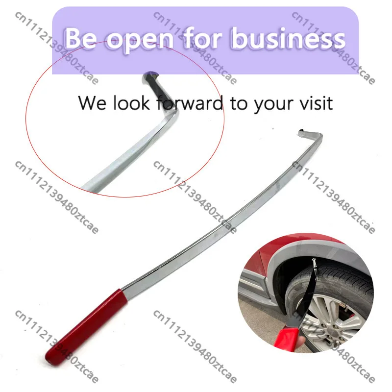 Curved Hook Slide Rod Car Fender Skirt Dent Repair Tool Paintless No Sheet Metal