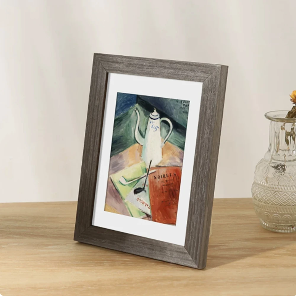 Vintage Wooden Photo Frame 5/6/7/8/10/11/12/A4 Inch High-End Photo Frame Suspension Dual- 1916 Models  Used For Home Decoratio