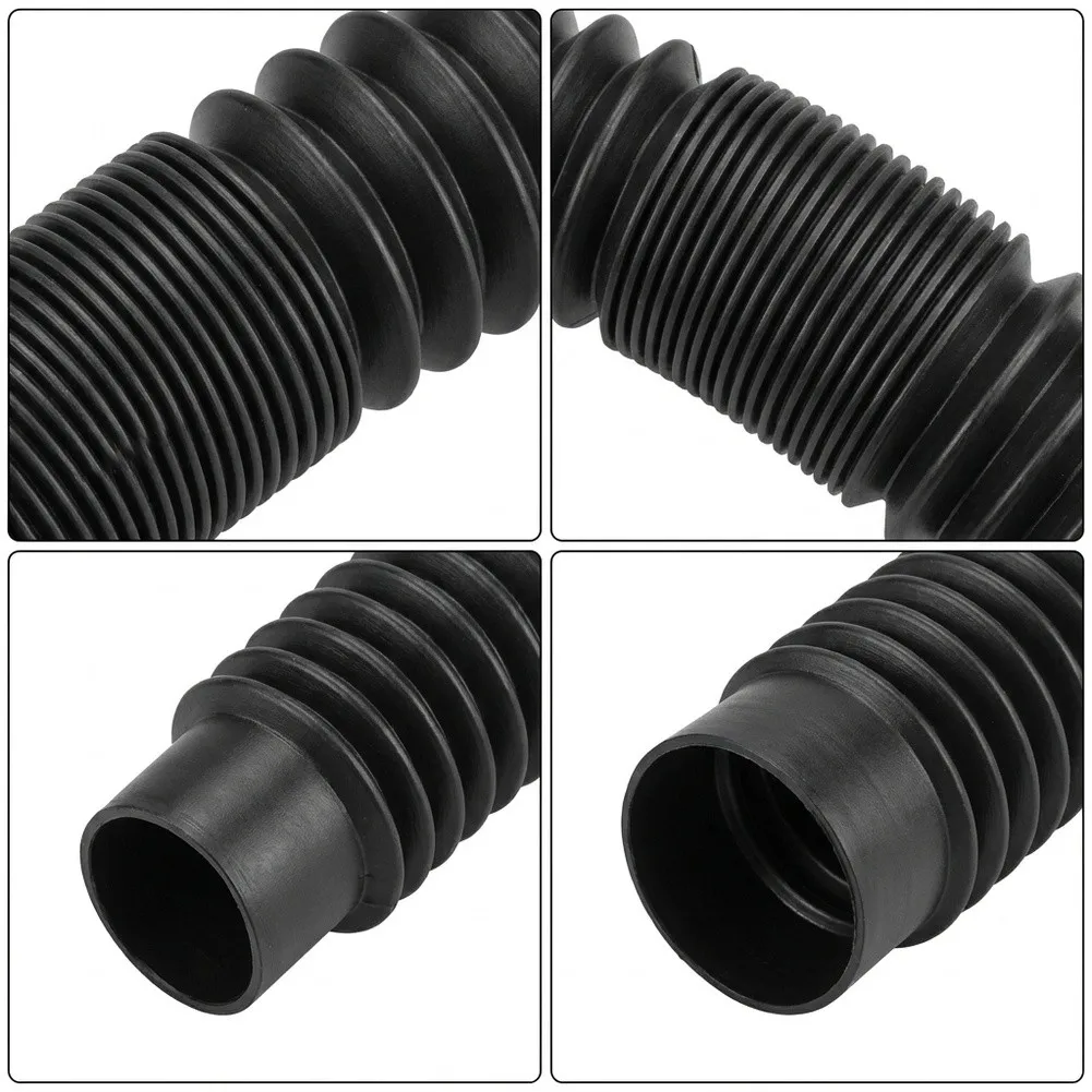 Rain Connector Kit for Rainwater Collection Systems Overflow Diverter Hose with Secure Plastic Fittings Black Color