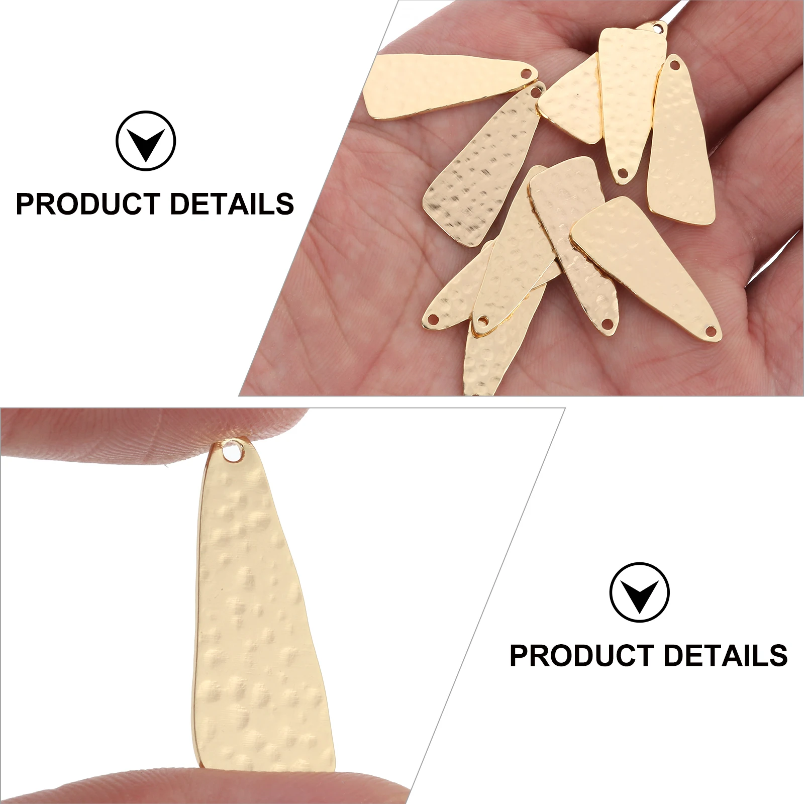 

Metal Charms for Jewelry Making Necklace Accessories Decorative Pendant DIY Supplies Copper Plated Durable Long Lasting