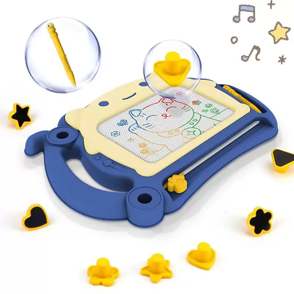 Tableau de graffiti coloré pour enfants, dessin animé, tableau magnétique effaçable, tableau d'écriture, éducation précoce, accessoires d'éveil aléatoires