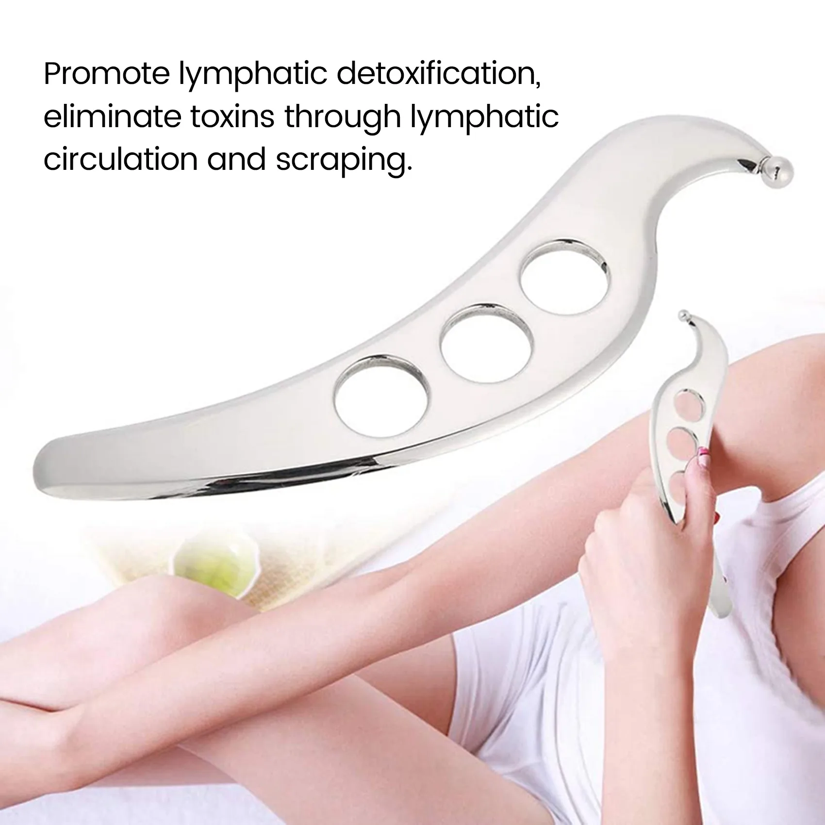 Stainless Steel Gua Sha Guasha Plate Massager Tool Scraper Physical Therapy Loose Muscle Meridian Massage Machine Spa Board Tool