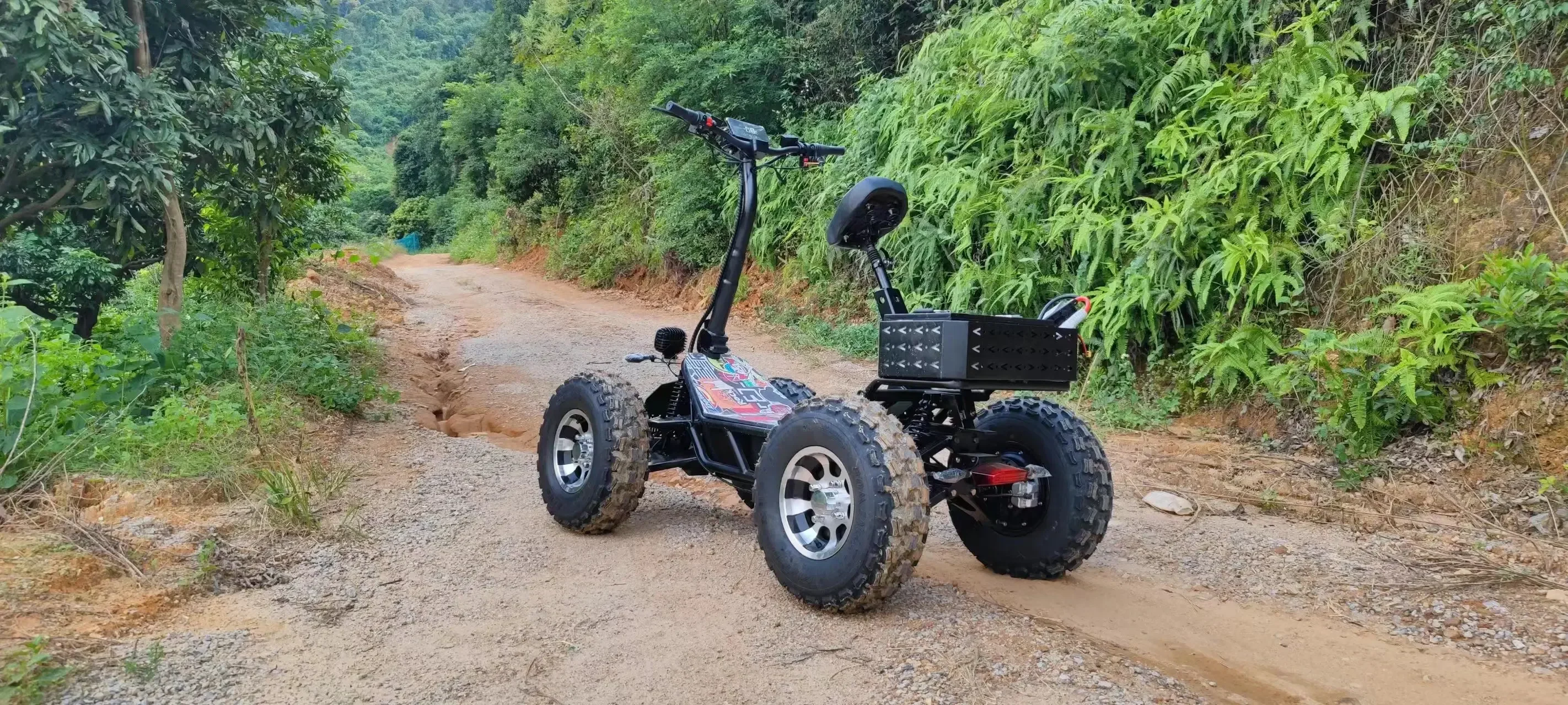 Design ATVs Four Wheeler Ebike 60V 8000W 21Inch Quad Bike 50/80Ah Electric 4 Wheel Drive Atvs Adult ATV 4X4 All Terrain