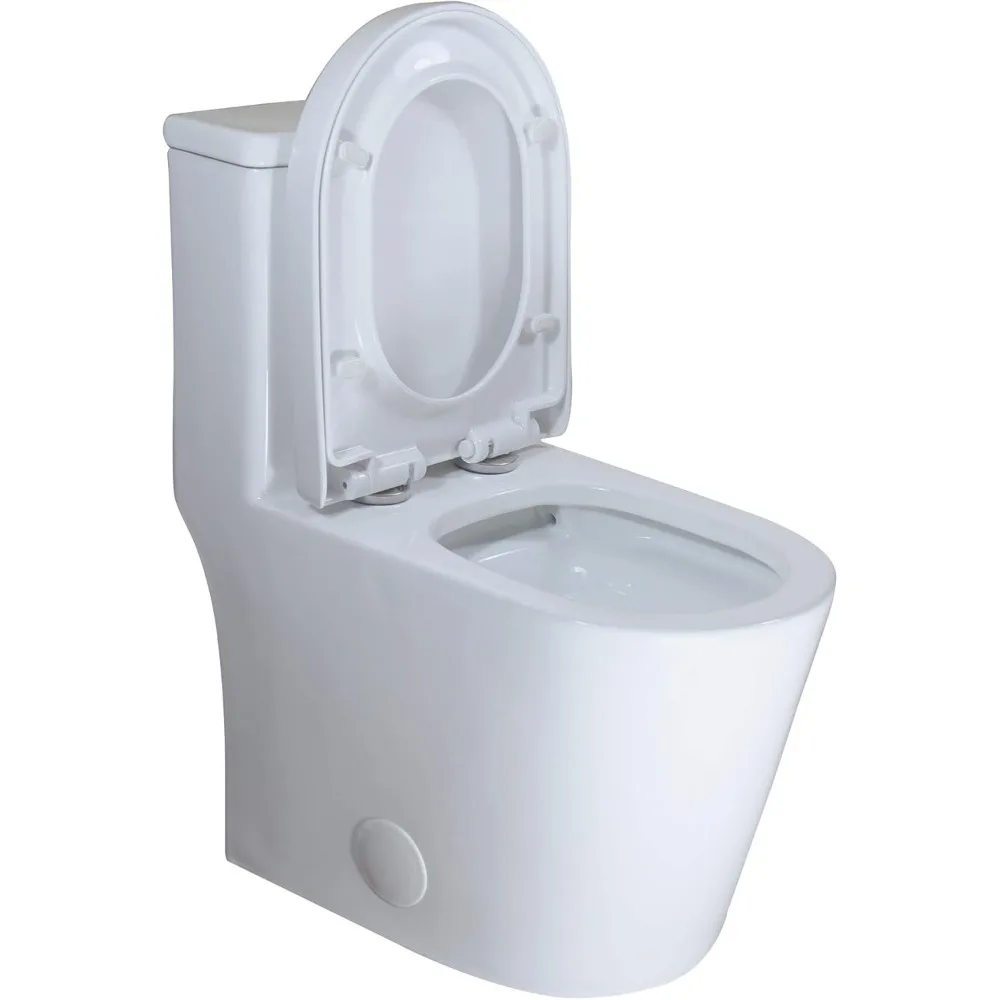 Compact Round One Piece Toilet, 23