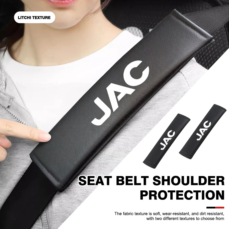 Car Shoulder Pad Safety Belt Protector Cover Strap Mat Accessories For JAC Refine J3 J4 J7 JS3 JS4 KR1 S2 S3 S4 S5 S7 Vapour T8