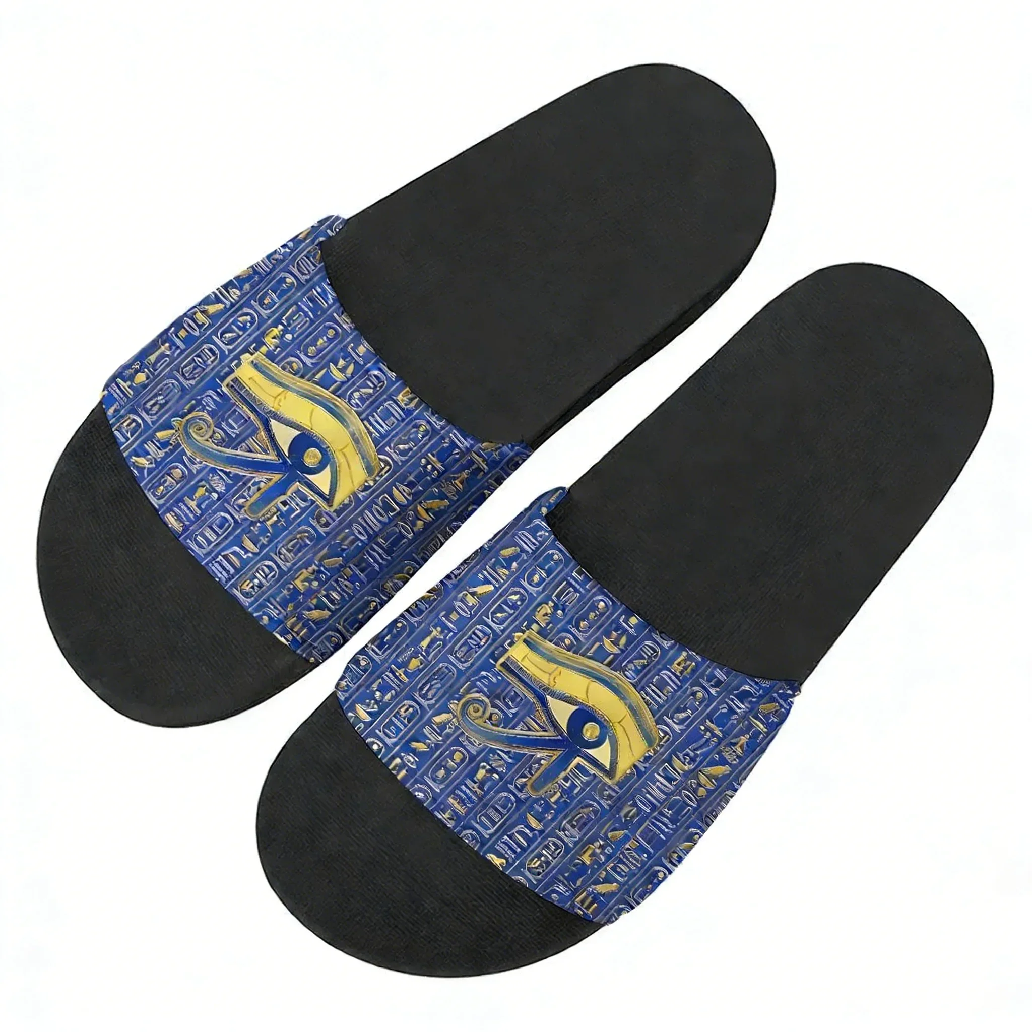 

Horus Egyptian God Eye of Egypt Slippers Home Water Shoes Men Women Teenagers Beach Pool Sandals Custom Summer Slipper