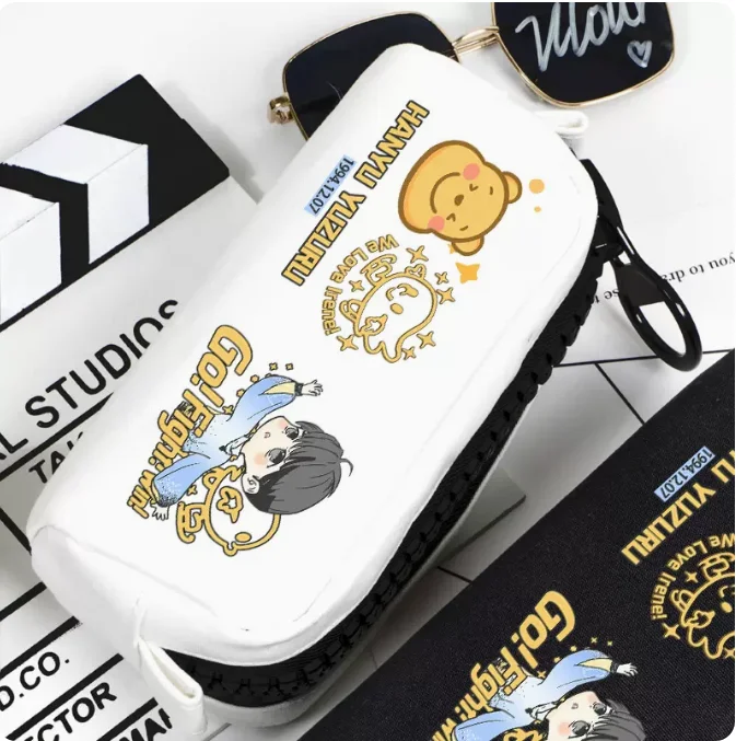 Anime Hanyu Yuzuru Pencil Case Oxford Canvas Storage Bag Pencil Box Pencilcase School Pen Bag 1311