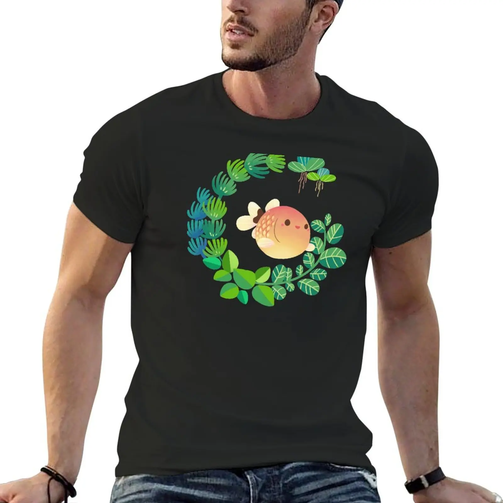 

Pearlscale goldfish T-Shirt anime figures essential t shirt heavy weight t shirts for men