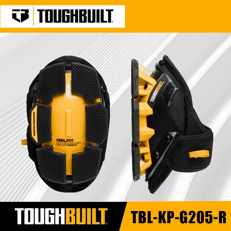 TOUGHBUILT Balanced and Stable Silicone Knee Protector TBL-KP-G205-R Anti Drop Kneeling Position Protection