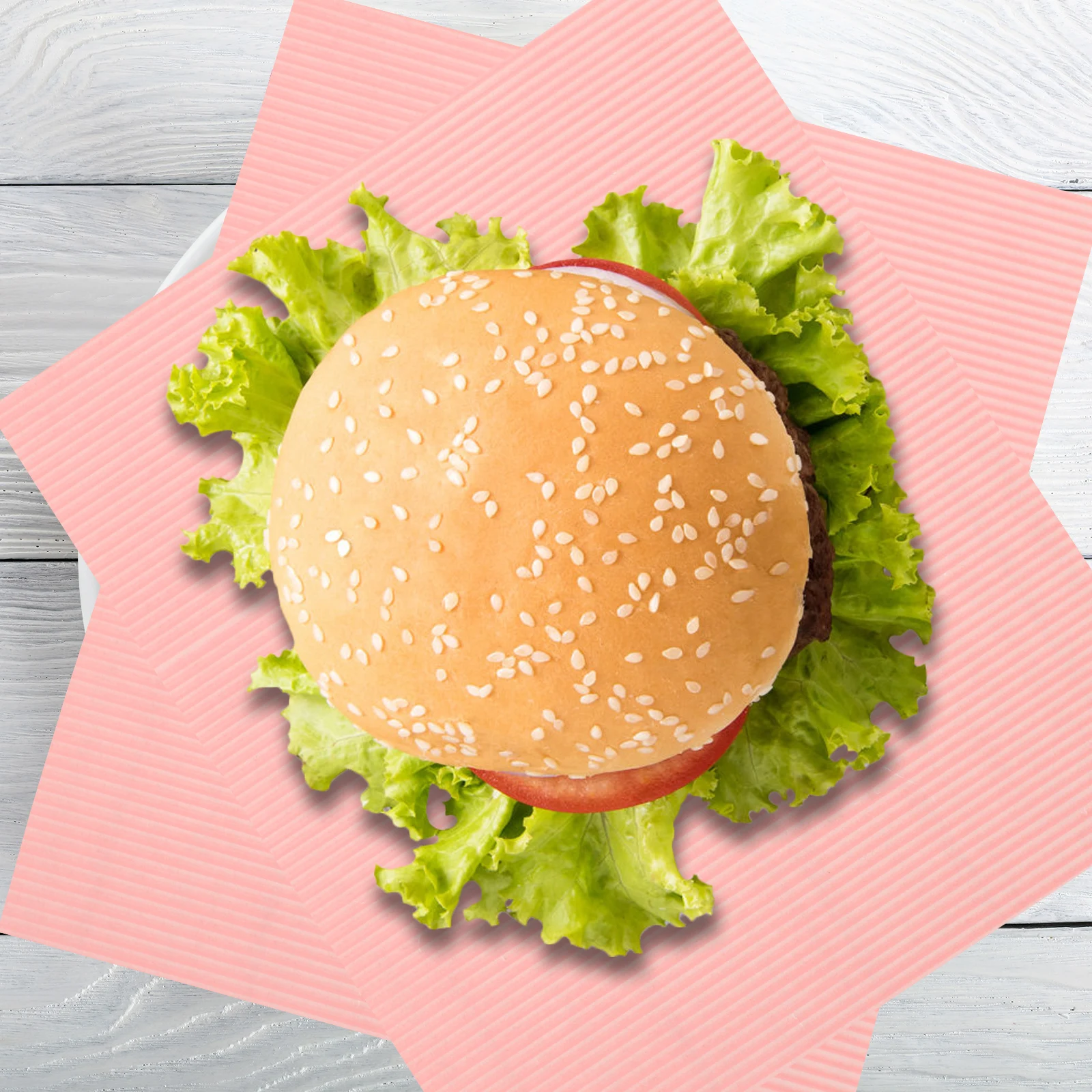 

50 Sheets Pink Music Food Wrapping Paper for S wich Chips Burger Cookies Waterproof Oil Proof Bakeries Kitchen Bar Supplies