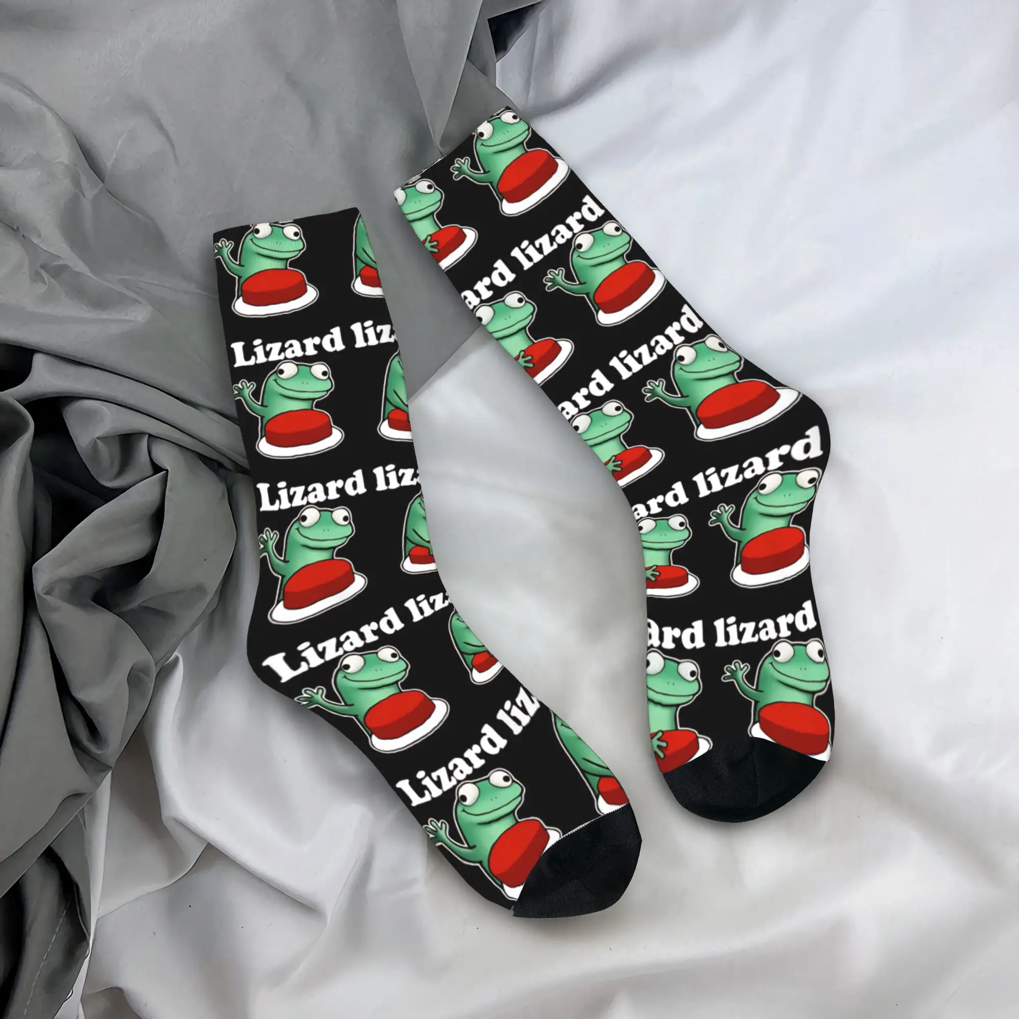 

Осенне-зимние ретро-носки Tom Lizard Funny Meme для женщин и мужчин, дышащие носки средней длины