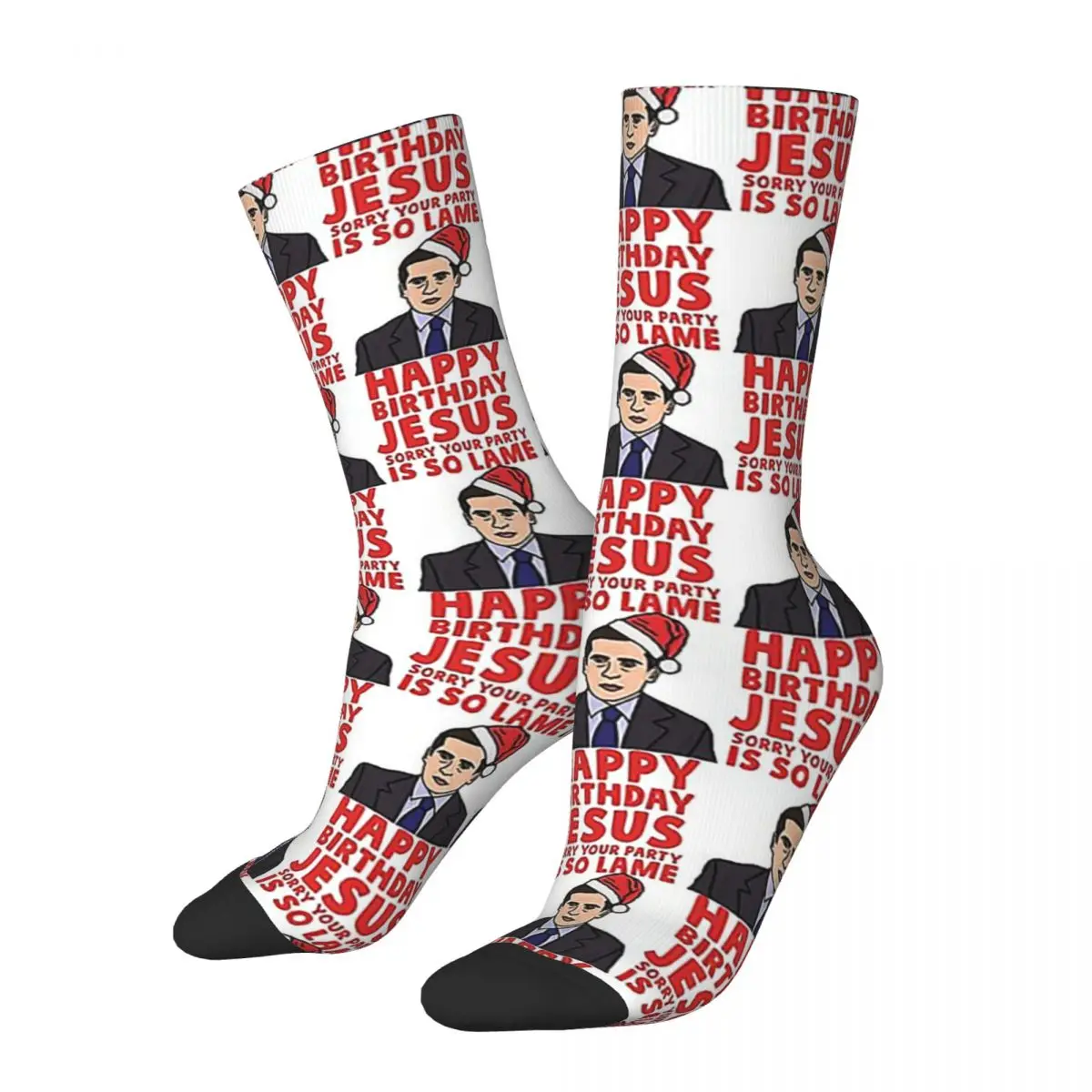 Happy Birthday Jesus Sorry Your Party Is So Lame Socks High Quality Stockings All Season Long Socks for Unisex Birthday Present