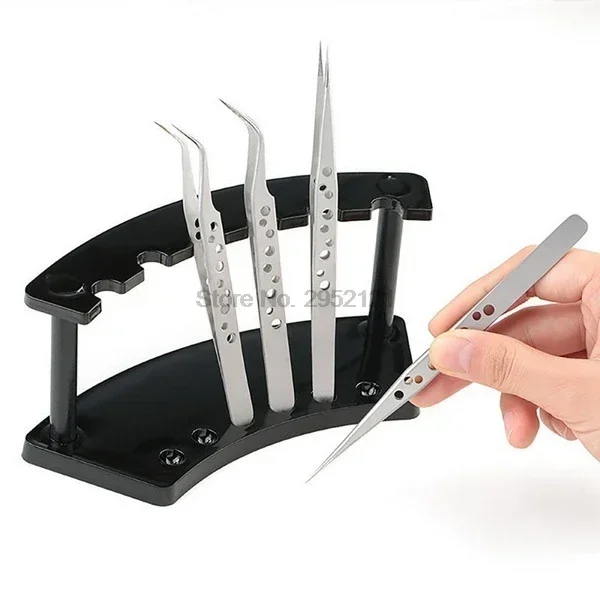 by dhl 500pcs Eyelash Tweezer Storage Holder Pen Rack Eyelash extension tool Storage Acrylic Holder Stand