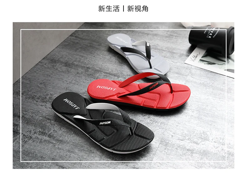 Große Größe 50 Herren Mode Massage Flip-Flops Innen-/Außenbereich Sandalen Strand Flip-Flop Herren Slides Sommer Rutschfeste Herren Duschpantoffeln – Detail 9