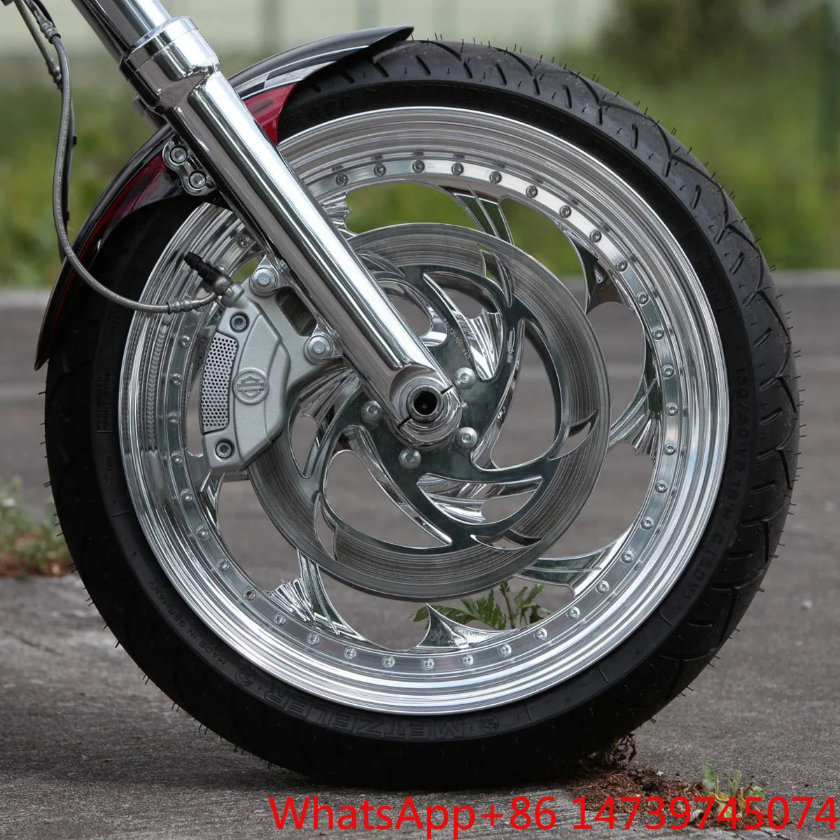 For Harley 14-later XL883N XL1200V Models Motorcycle Wheels Chrome Aluminum Alloy Front Rear Rims New Accessories Manufacturing