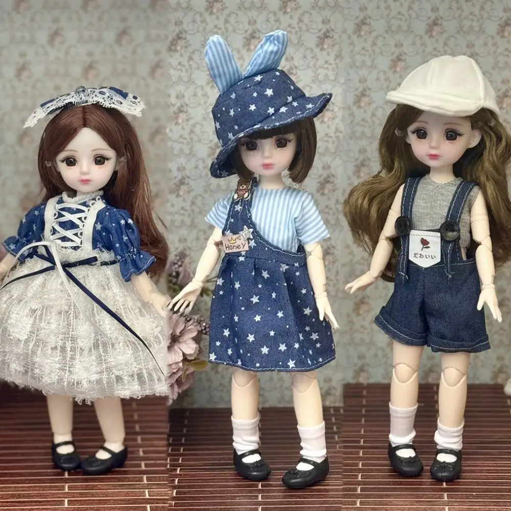 

1/6 SD 30cm Bjd Doll with Clothes Long Hair High Heel Princess Dress Up BJD Dolls Attractive Eyes with Wig Make Up