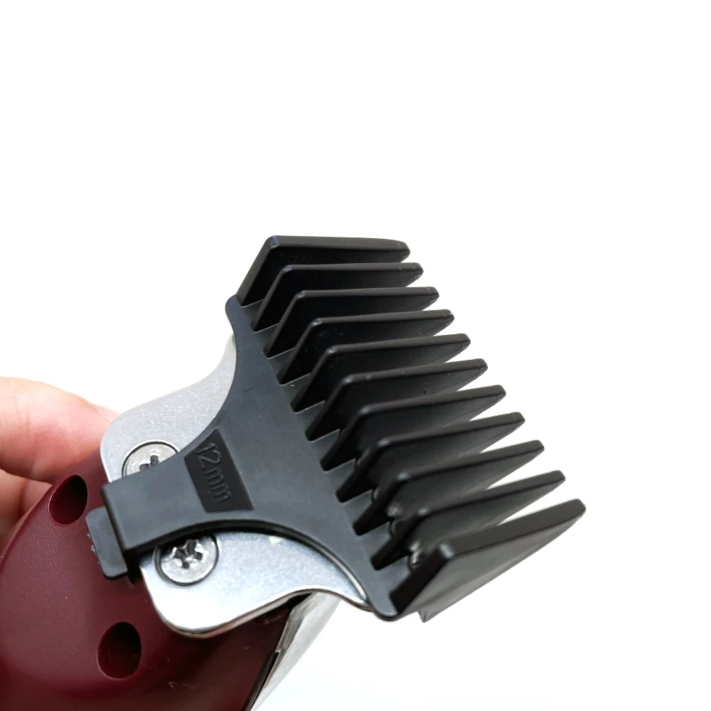 6Pcs/Set Kemei Original KM-9163 Hair Clipper Limit Comb Guide Attachment Size Barber Replacement 1/2/3/6/9/12mm