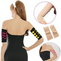 1pair Women Arm Sleeve Weight Loss Thin Legs Thin Arm Shaper Calorie Off Fat Buster Body Slimmer Wrap Belt Ladies Arm Warmers